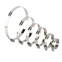 Colliers de serrage en acier inoxydable de type allemand, les plus efficaces, robustes, à couple élevé, pour tuyaux et flexibles