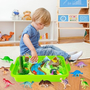 Dinosaure Sensoriel <span class=keywords><strong>Bac</strong></span> <span class=keywords><strong>à</strong></span> <span class=keywords><strong>Sable</strong></span> Jouets <span class=keywords><strong>Bac</strong></span> <span class=keywords><strong>à</strong></span> <span class=keywords><strong>Sable</strong></span> Ensemble Jouet pour Éducatif Précoce Drôle <span class=keywords><strong>Bac</strong></span> <span class=keywords><strong>à</strong></span> <span class=keywords><strong>Sable</strong></span> avec Outils et Animaux pour Enfants - Product Image 3