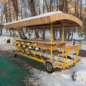 Triciclo de Lujo de 4 Ruedas para Adultos, Bicicleta Publicitaria para Pub, Bicicleta Urbana con Pedales de Energía Solar, Bicicleta para Fiestas, Bicicleta para Paseos en Bote - Product Image 6