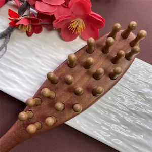 Doğal Sandal Ağacı Ahşap Bakım Tarağı Rahat Saç Bakımı Saç Yıkama Masaj Fırçası Saç Derisi Masaj Tarağı - Product Image 3