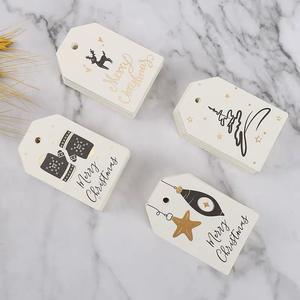 Étiquettes cadeaux en papier de <span class=keywords><strong>taille</strong></span> mini 2 <span class=keywords><strong>pouces</strong></span> petites pour boîtes à bijoux bas de noël petit étiquetage de cadeau - Product Image 1