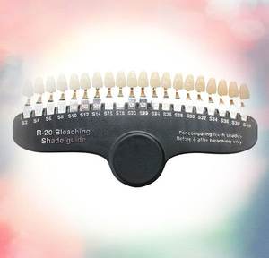 Best Selling 3D Teeth Whitening Shade Guide 20 cores Comparador Dental Branqueamento Dental Multi-Purpose Whitening Acessórios - Product Image 2