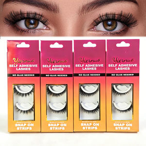 <span class=keywords><strong>Faux</strong></span> <span class=keywords><strong>cils</strong></span> faits à la main en gros, autocollants pré-collés, bande complète, <span class=keywords><strong>cils</strong></span> naturels et vaporeux - Product Image 1