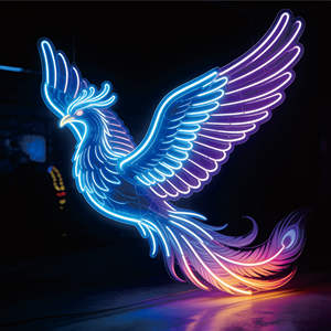 Enseigne lumineuse LED néon durable, économe en énergie et personnalisable pour la publicité, les directions et la <span class=keywords><strong>décoration</strong></span> commerciale des vitrines de magasins. - Product Image 6