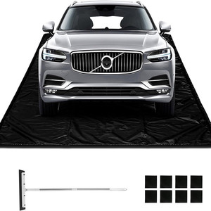 LIYUAN Tapis <span class=keywords><strong>de</strong></span> confinement Tapis <span class=keywords><strong>de</strong></span> stationnement <span class=keywords><strong>de</strong></span> garage robuste avec raclette Protection imperméable contre la neige, la glace, la pluie et l'huile <span class=keywords><strong>de</strong></span> boue pour les voitures - Product Image 2