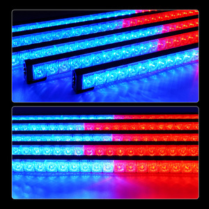 Nueva Barra de Luces LED Estroboscópicas de 12V, Impermeables IP65, Roja, Azul, Ámbar y Blanca, para Techo de Auto, Camión de Remolque, Emergencias, Advertencia Intermitente - Product Image 1