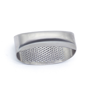 Prensa de Ajo de Acero Inoxidable 304 de Alta Calidad, Pulida, Manual, Curva, Trituradora de Jengibre, Apta para Lavavajillas 01BC036 01BC03 - Product Image 5