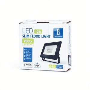 Projecteur LED Slim 10W 900Lm IP65 Alimenté par Courant Alternatif Éclairage Extérieur Modèle 198275 Fabriqué en Espagne - Product Image 2