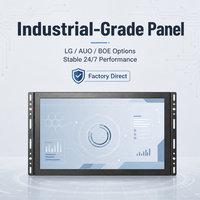 Layar Sentuh Kapasitif PCAP 15,6 Inci 1920x1080 Monitor LED TFT Industri Bingkai Terbuka VGA USB HDMI