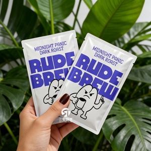 Low MOQ Custom Digital Printed BOPP/VMPET/PE Coffee Bean & Tea Packaging <b>Bag</b> Heat Seal Pouch for Pet Food & Noodle Food Grade - Product Image 1