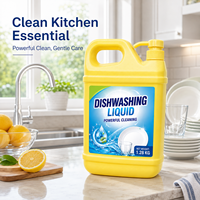 Líquido Lavavajillas Multiusos OEM para el Hogar, Ingredientes Antibacterianos Ecológicos para Lavar Utensilios de Cocina