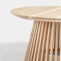 Fourniture directe d'usine Table de meubles de restaurant au design minimaliste nordique Table de salle à manger ronde en MDF