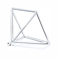 Pirámide de Canto de cristal de cuarzo de 7 pulgadas transparente con palo de cuenco de cristal y cuerda púrpura