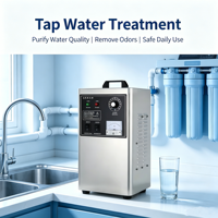 Générateur d'ozone portable en acier inoxydable 3g/h, stérilisateur pour la purification de l'eau, pour la maison, machine à laver les fruits et légumes