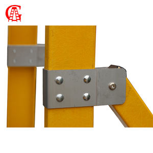 Escalera de fibra de vidrio de 3 escalones para taller de reparación de cables eléctricos - Product Image 4