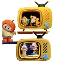 Mini-enceinte Bluetooth PRO avec vitrine pour figurine TV rétro |   Lampe de nuit et son stéréo via appairage TWS, commande tactile portable