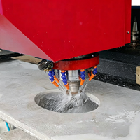 HUALONG Máquina Fresadora CNC de 3 Ejes para Cortar y Pulir Encimeras de Granito y Mármol con Motor para Corte de Cuarzo