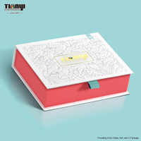 Boîte d'emballage personnalisée en papier rigide de style livre pour flacon de parfum de 50 ml et crème pour le visage avec impression CMYK et logo UV sélectif