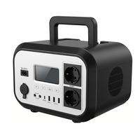 Stasiun Tenaga Surya Gelombang Sinus Murni 600W 576Wh LiFePO4 Unit Portabel dengan MPPT & Pengisian Daya Nirkabel untuk Senter Camping