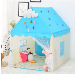 Maison de bébé confortable <span class=keywords><strong>bleu</strong></span> ciel, tente de jeu pour enfants, tente de couchage intérieure Pop up, tente <span class=keywords><strong>tipi</strong></span> pour bébé - Product Image 1