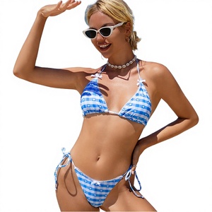 Conjunto de Bikini para Mujer TW, Logotipo Personalizado, Tankinis Estampados Bonitos, Floral, 2 Piezas - Product Image 3