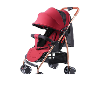 747C <span class=keywords><strong>passeggino</strong></span> <span class=keywords><strong>leggero</strong></span> pieghevole <span class=keywords><strong>passeggino</strong></span> ammortizzante ombrello a quattro ruote con vista alta può sedersi sdraiato per i bambini - Product Image 1