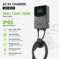 Cargador de Vehículos Eléctricos de CA Tipo 2 de 7kW, 11kW y 22kW, IP55, para Estaciones de Carga Comerciales