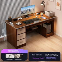 Bureau d'ordinateur simple pour étudiant avec tiroir verrouillable, idéal pour la maison et la chambre