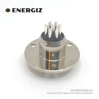 Conector de aviación de tornillo M12 de 7 pines y 12mm, enchufe de montaje en Panel, para conectores circulares