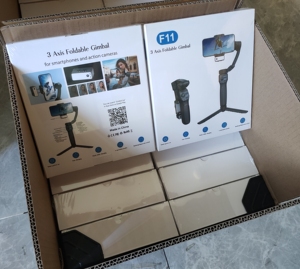 New F11 Ảnh Tự Sướng Điện Thoại Chủ Ngân Sách Di Động Gấp Ổn Định Di Động Ổn Định Mặt Theo Dõi <span class=keywords><strong>Gimbal</strong></span> Cho Điện Thoại Di Động - Product Image 2