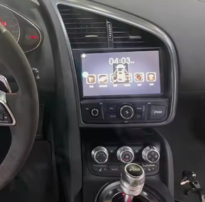ZWNAV 8 pulgadas para Audi R8 2007-2015 reproductor de coche de fibra de carbono unidad principal navegación GPS Multimedia Video REPRODUCTOR DE DVD <span class=keywords><strong>PUNTO</strong></span> DE Radio de coche - Product Image 1