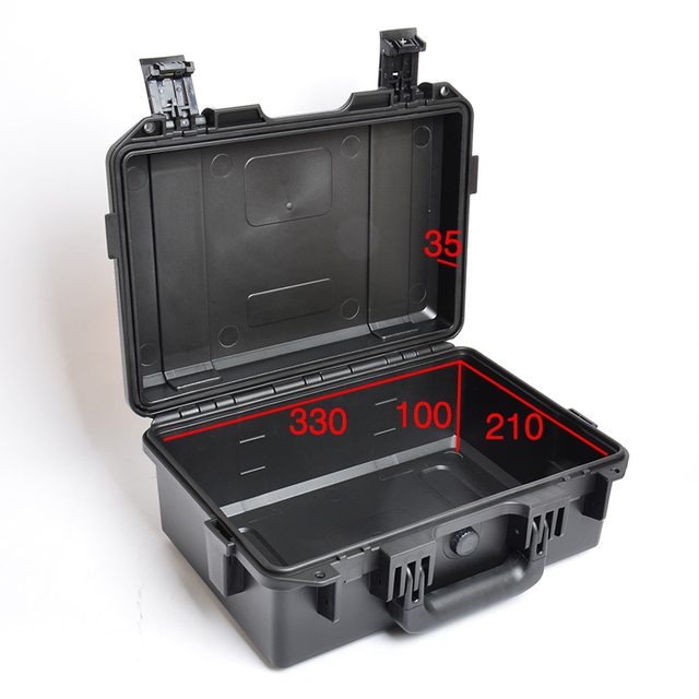 Equipment Protective Injected Molded Casing Hard Side Waterproof Plastic Carrying Case With Foam Interior