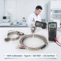 Pince de fixation HUADONG pour thermocouple, réglable, pour montage en surface sur tube extérieur