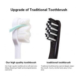 Extra Soft Plastic/Nylon <b>Toothbrush</b> for Sensitive Gums and Teeth with 20,000 Ultra Soft Bristles Home Use - Product Image 4