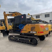 Gebrauchter Sany SY135C Bagger, geeignet für den Stadtbaustelleneinsatz, ist ein effizienter und kostengünstiger Sany Bagger