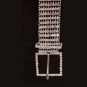 Width 3.0cm Fashion Decorative Rhinestones Crystals Waist Metal <strong>Belts</strong>,metal <strong>Chain</strong> <strong>Belts</strong> - Product Image 3