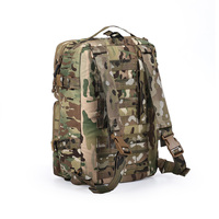 Sac à dos tactique durable avec fermeture éclair YKK, gilet porte-plaques intégré, sac d'assaut pour activités de plein air et airsoft