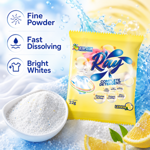 Detergente en Polvo para Ropa de Alta Calidad con Alta Espuma, Detergente para Lavandería a Granel, Fragancia Agradable, Detergente en Polvo - Product Image 2