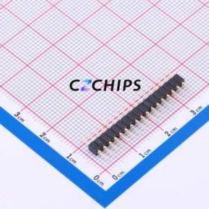 PZ200-1-17-Z-C Pin Header Through hole Component (THT),P=2mm Connector 1x17P 2mm 2mm Round Pin - Product Image 2