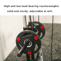 Équipement de fitness à domicile Station de câble de tour murale Lat Pulldown Machine