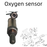 Sonde Lambda pour pièces d'origine GM AFS21 19211437 1 fil, capteur d'oxygène à 1 fil, capteur O2, rapport air-carburant, 0258002024, 0258002060