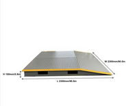 Rampe de conteneur en acier HD, capacité de 10 tonnes