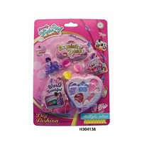 Ensemble de maquillage de jeu d'imitation pour filles - Jouets de beauté écologiques en plastique pour enfants, jeux de déguisements, Keyfun, à partir de 4 ans