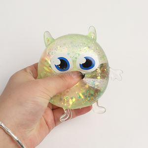 Adorables Bolas <span class=keywords><strong>de</strong></span> Azúcar con Forma <span class=keywords><strong>de</strong></span> <span class=keywords><strong>Monstruo</strong></span>, Juguete Sensorial Antiestrés <span class=keywords><strong>de</strong></span> Ascenso Lento, Juguete Sensorial Relajante para Apretar - Product Image 5