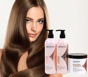 Professional Salon Use Keratin Treatment Hydrating Hair Masque Hair Salon Products Shampoo and Conditioner Set