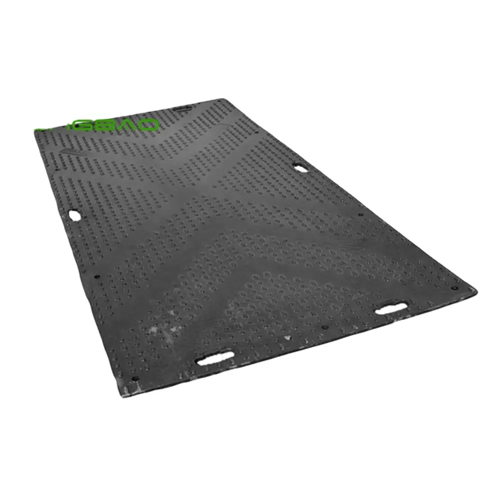 UHMWPE HDPE Temporal Road Grounding Panel Road Mat 4x8ft