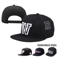 Gorra Snapback de 6 Paneles Estructurada con Visera Plana, Mezcla de Poliéster, Bordado a Máquina, Cierre Ajustable con Hebilla, Logotipo Personalizado, Venta al Por Mayor