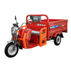 बिक्री के लिए यात्रियों के लिए 3 व्हील इलेक्ट्रिक मोटरसाइकिल ट्रक फ्रेट डंप कार्गो ट्राइसाइकिल ओपन कैब, कृषि उपयोग ट्राइसाइकिल