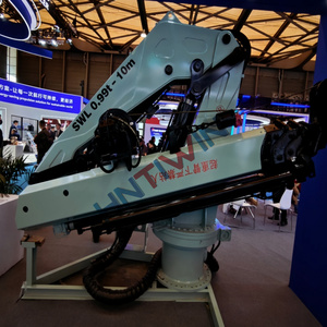 HNTIWIN 품질 보증 공장 1 2 3 톤 해양 유압 360도 회전 슬루잉 너클 붐 선박 크레인 - Product Image 6