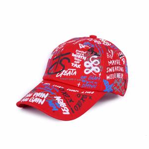 Casquette de baseball graffiti ajustable et confortable pour jeunes, style campus, tenues décontractées quotidiennes, sorties, tendances urbaines - Product Image 4